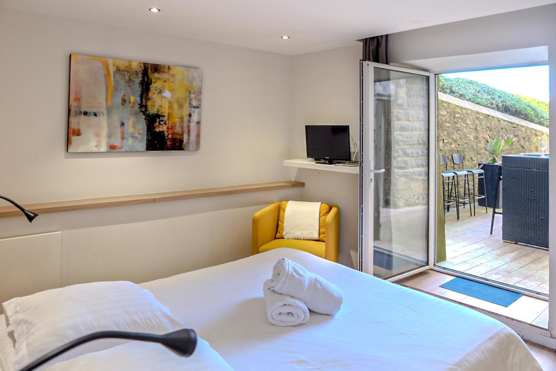 Magnifique Appartement Avec Terrasse, Parking Et Vue Sur L'Ocean Pour 5 ビアリッツ エクステリア 写真