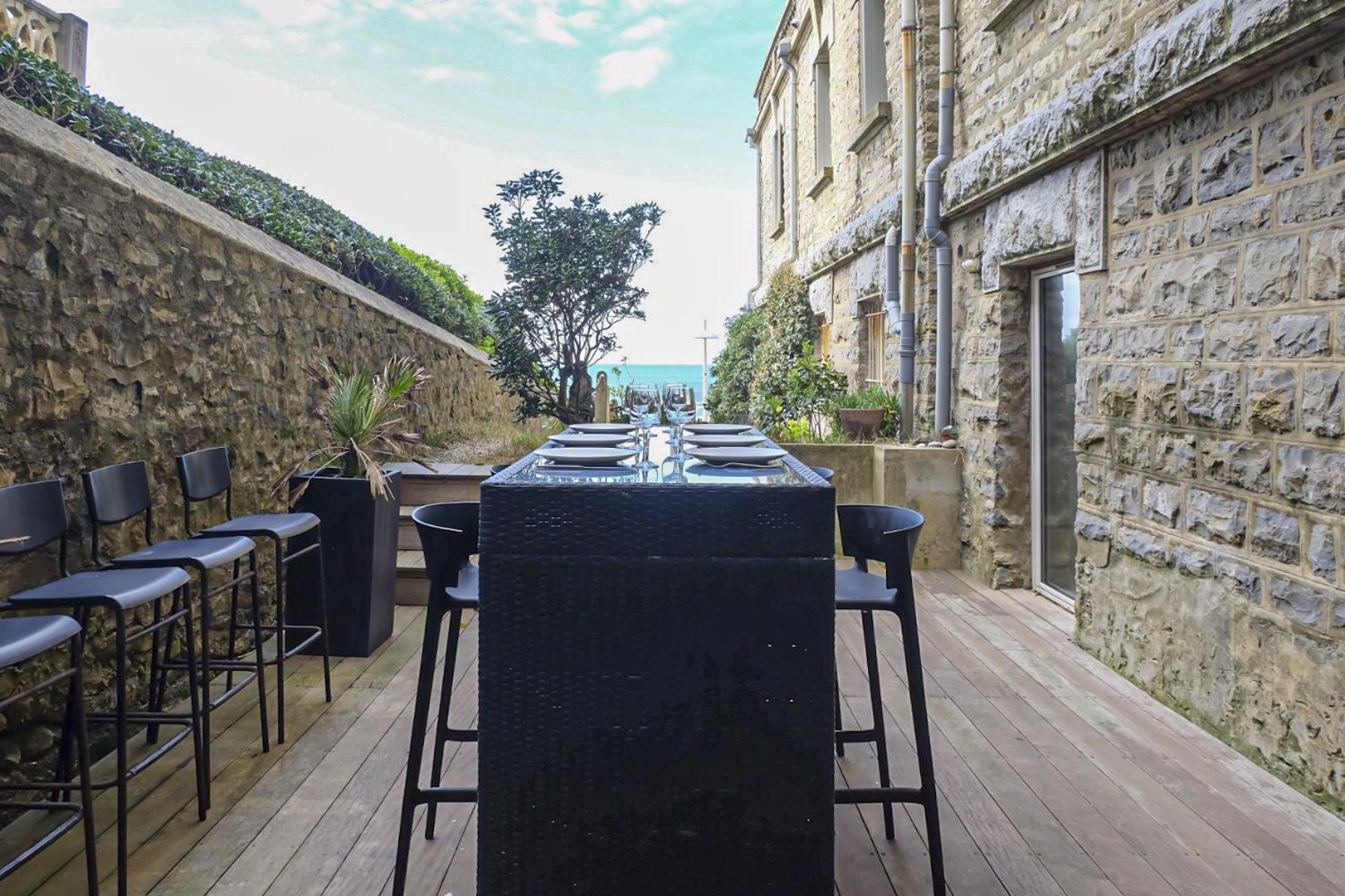 Magnifique Appartement Avec Terrasse, Parking Et Vue Sur L'Ocean Pour 5 ビアリッツ エクステリア 写真