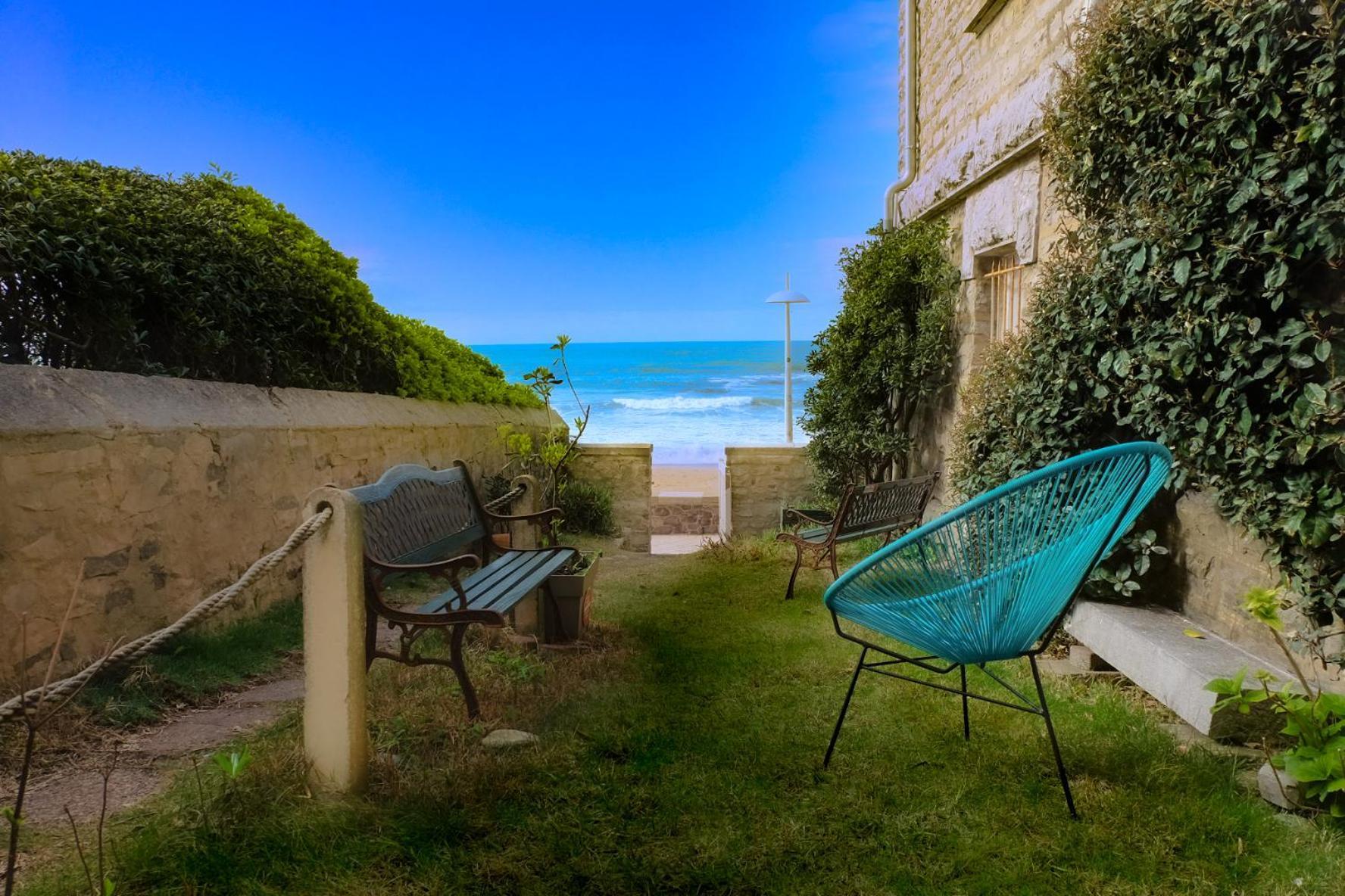 Magnifique Appartement Avec Terrasse, Parking Et Vue Sur L'Ocean Pour 5 ビアリッツ エクステリア 写真